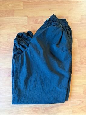 Vintage 90’s Y2K Nike Men's Windbreaker Track Jogger Pants Black Size XL